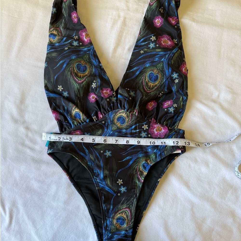 Pkockbeachwear Vibrant Feather Swimsuit - Picture 10 of 12